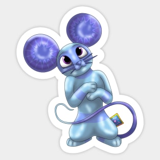 Mousemallow: Blue Sticker